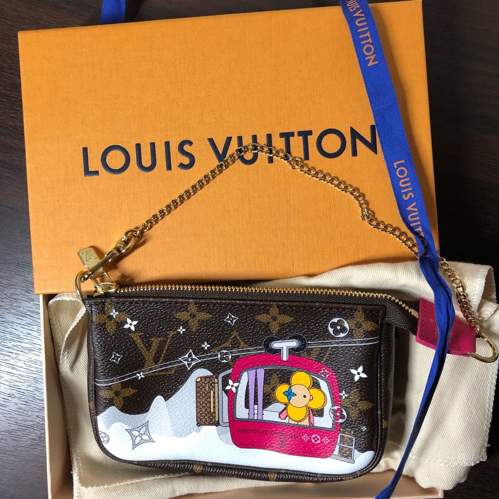 SOLD🦄 LV XMAS ANIMATION LIMITED ED MINI POCHETTE